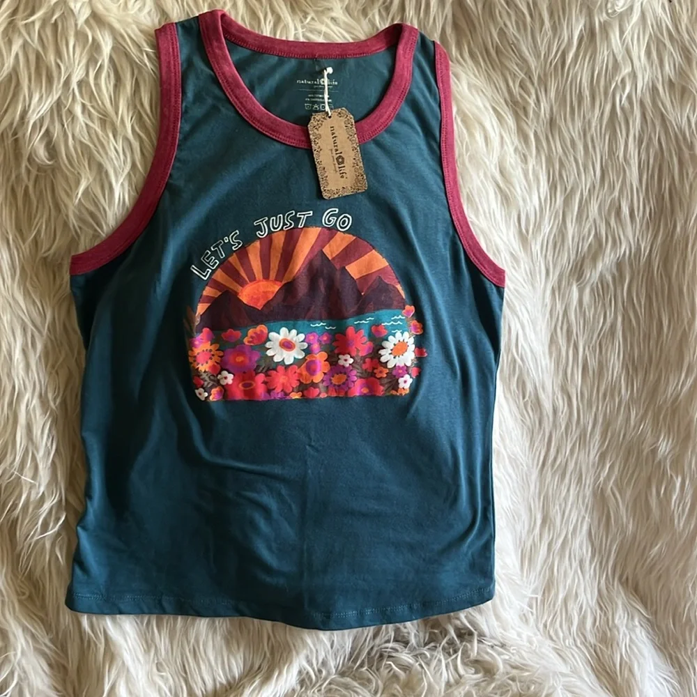 Natural Life 'Let's Just Go' Tank Top - Picture 2 of 7